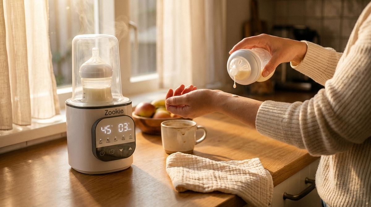 Babyfles verwarmen: de veilige temperatuur