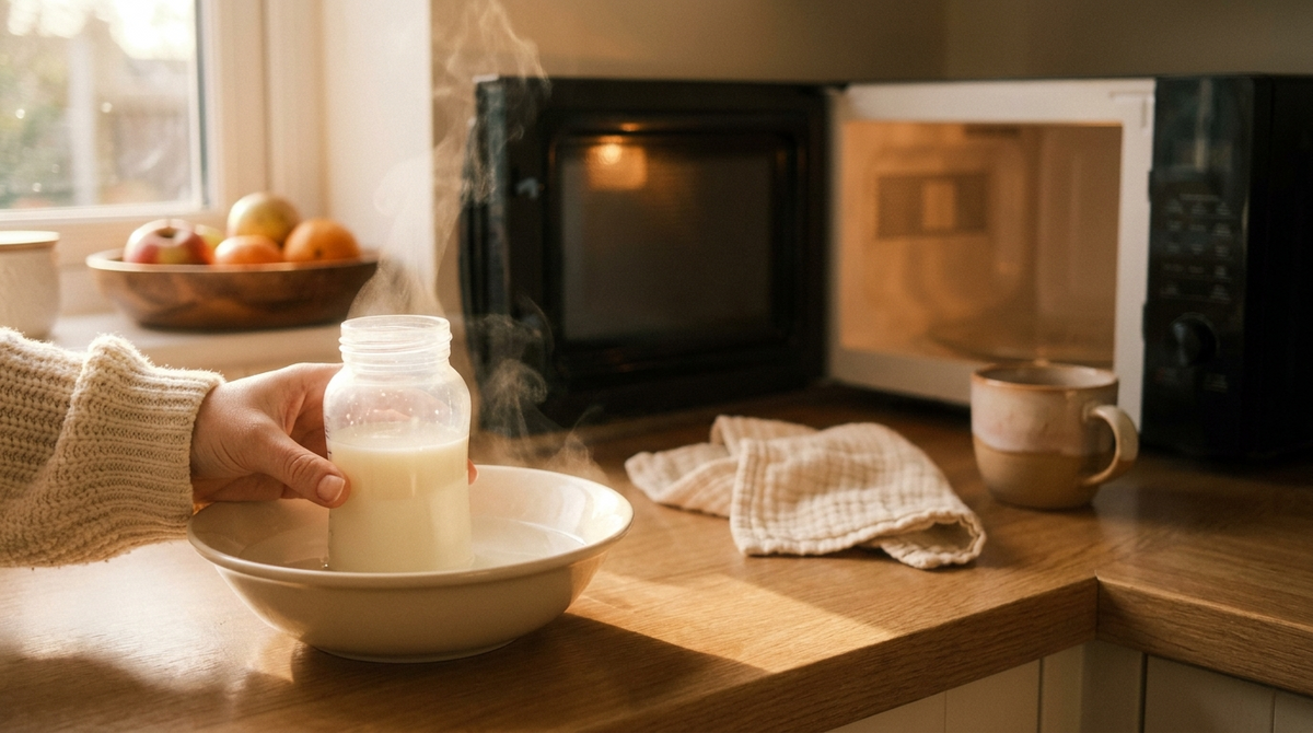 Moedermelk opwarmen in de magnetron: waarom niet
