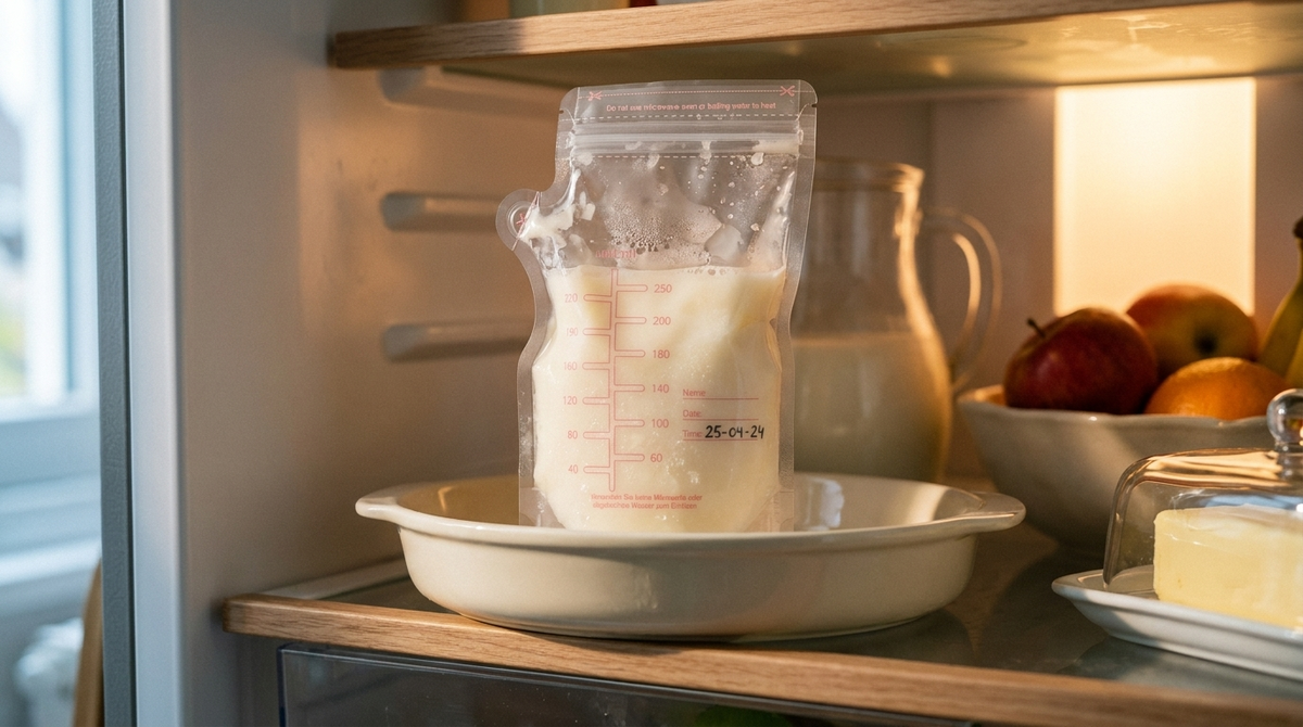 Moedermelk ontdooien zonder verlies van voedingsstoffen