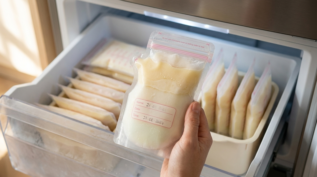 Kun je moedermelk invriezen? Alles over de vriezer