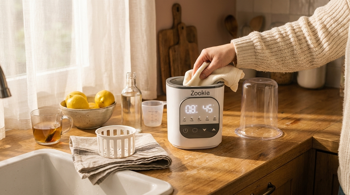 Flessenwarmer schoonmaken en ontkalken