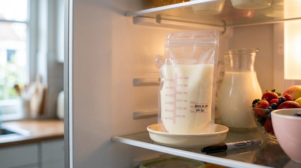 Ontdooide moedermelk: hoe lang blijft het goed?
